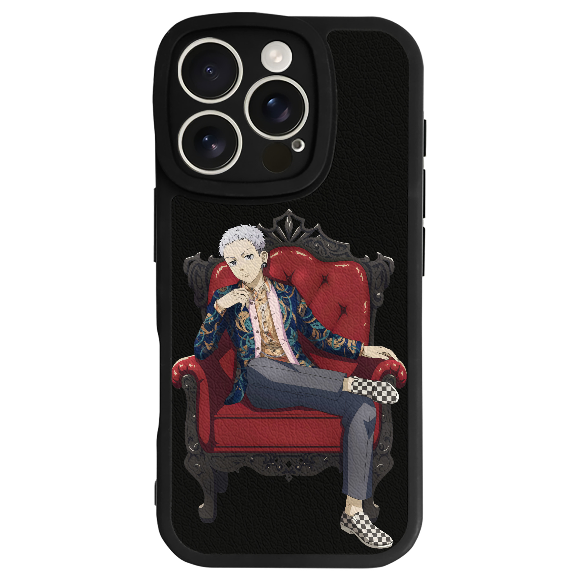 （画像用） 東京リベンジャーズ Tokyo Revengers 【iPhone 16シリーズ対応】シリコンスマホケース（レザー調） 材質：シリコン